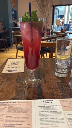 Raspberry mint  at Zizzi - The O2 in South East London