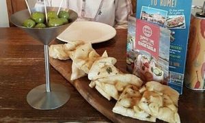 Vegan garlic bread and olives  at Zizzi - Uxbridge in West London