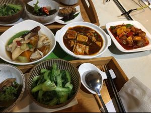 set meal at Yí Xīn Yuán SùShí - Serenity Vegetarian in New Taipei City