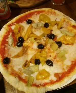 classic vegan pizza at Zizzi - Corn Exchange in Manchester