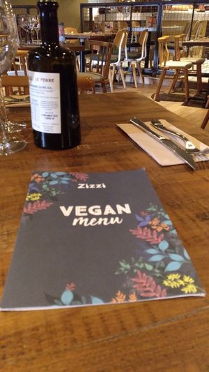 Menu at Zizzi - Piccadilly Gardens in Manchester