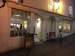 outside  at Zizzi in Durham