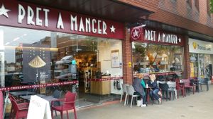 From outside. at Pret A Manger - Wimbledon in South West London