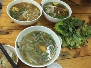 Vietnamese noodles at A Di Da Phat in Ho Chi Minh City