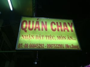 Bill board at A Di Da Phat in Ho Chi Minh City