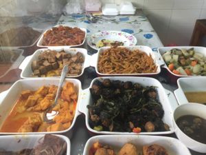 dishes to choose from at A Di Da Phat in Ho Chi Minh City