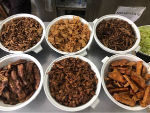 Vegetable spread to choose from part 2 at A Di Da Phat in Ho Chi Minh City