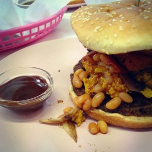 All Day Breakfast Burger at The Burger Garden in Sheffield