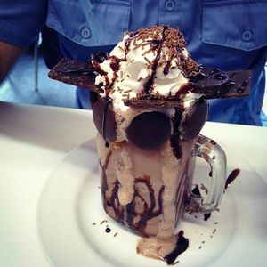 Mint Choc Chip Freakshake at The Burger Garden in Sheffield