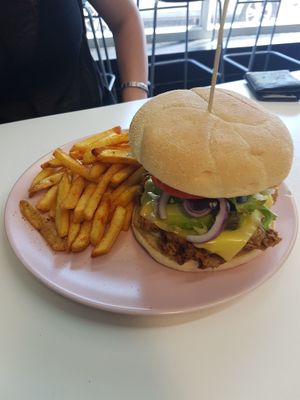 Chik'n burger at The Burger Garden in Sheffield
