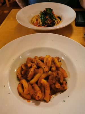 Vegan pasta at Cimo Medeteranian Grill in Prince George