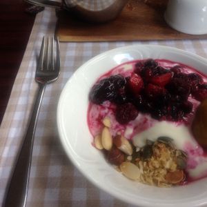 breakfast starter at The Knoll Country House in Ulverston