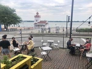 Patio at Cafe Frida in Trois-rivieres