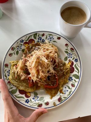 Pancakes at Cafe Frida in Trois-rivieres