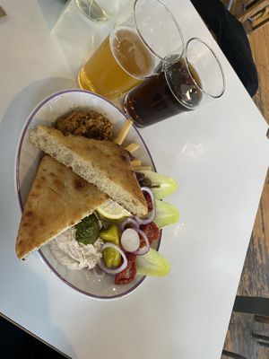 Bread and dip ‘snack’ was really good. Needed more bread though.   at Cafe Frida in Trois-rivieres