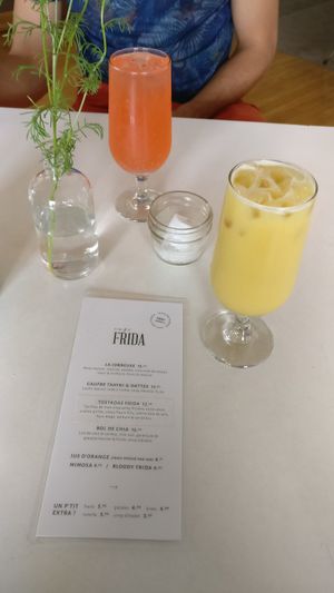 Lait d'or et limonade. at Cafe Frida in Trois-rivieres