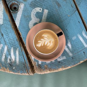 Almond latte  at Cafe Frida in Trois-rivieres