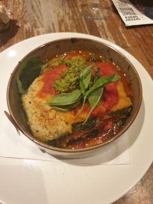 Vegan lasagne at Zizzi in Nottingham