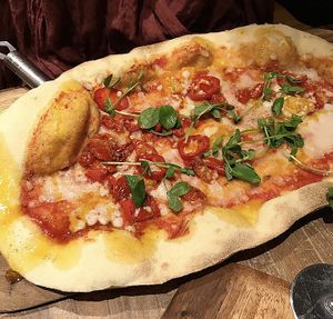 Margherita rustica with chillis.  at Zizzi in Nottingham