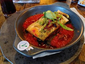 Vegan Rainbow Lasagne at Zizzi in Oxford