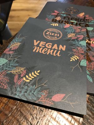 Special vegan menu at Zizzi in Sevenoaks