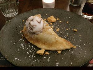 Dessert Calzone at Zizzi - Leopold Square in Sheffield