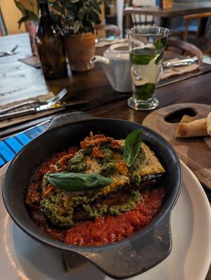Vegan lasagne at Zizzi - Meadowhall in Sheffield