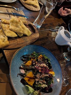 Vegan garlic bread at Zizzi - Meadowhall in Sheffield