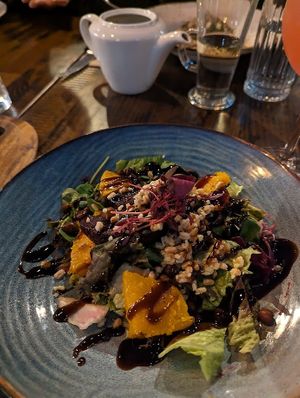 Winter salad with squash at Zizzi - Meadowhall in Sheffield