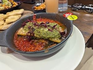 Vegan rainbow lasagne at Zizzi - Meadowhall in Sheffield