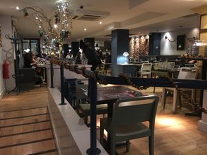 Inside  at Zizzi in St Andrews