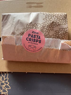 Free pasta crisps  at Zizzi in Worcester