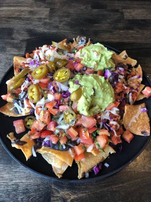 Soyrizo nachos at Mucho Mas in Michigan City