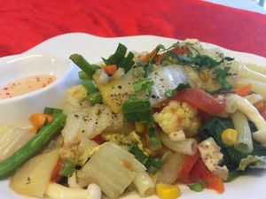 Sautéed Veggies Feed at Nhan Duyen in Hoi An