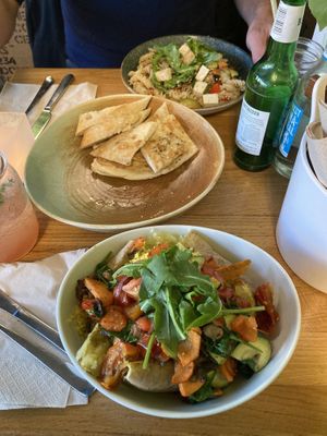 Vegan Kumpir and Asia Pasta with vegetables and Tofu  at Alex Kitchen in Husum