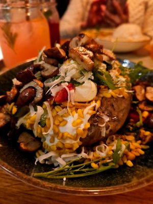 Medigeran Veganiced Ofenkartoffel Kumpir at Alex Kitchen in Husum