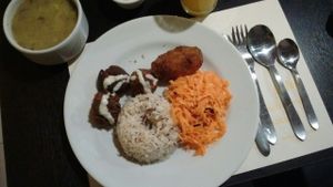 Lunch of the day, March 2017 at Esencia Pura in Bogota
