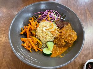 multigrain rice with satay sauce for $15.90 at BMS Organics - Mid Valley City in Kuala Lumpur
