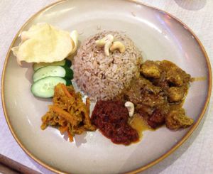 Signature nasi lemak at BMS Organics - Mid Valley City in Kuala Lumpur
