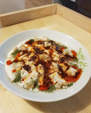 vegan ravioli  at Yasam Vegan Kafe in Izmir