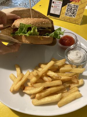 Cheeseburger  at Yasam Vegan Kafe in Izmir