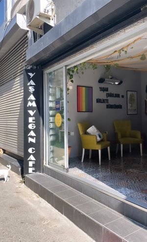 Front at Yasam Vegan Kafe in Izmir