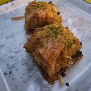 Baclava at Yasam Vegan Kafe in Izmir