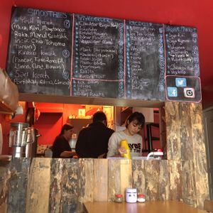 menu at Yasam Vegan Kafe in Izmir