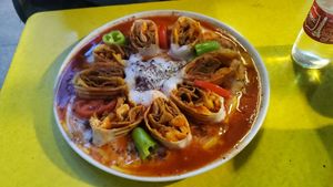 Beyti kebab at Yasam Vegan Kafe in Izmir