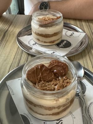 The Lotus Biscoff Magnolia dessert  at Yasam Vegan Kafe in Izmir