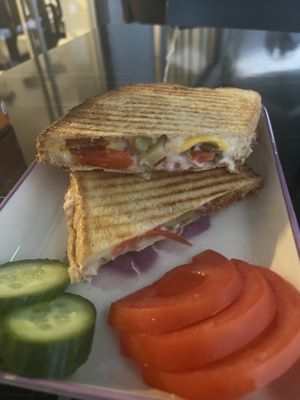 cheese and sausage sandwich - 200 TL  at Yasam Vegan Kafe in Izmir