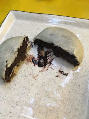 Chocolate bomb at Yasam Vegan Kafe in Izmir