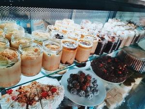 Postres at La Esquina Vegana in Heredia