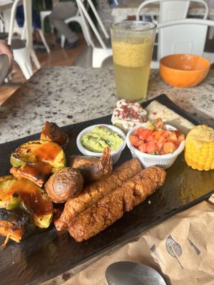   at La Esquina Vegana in Heredia